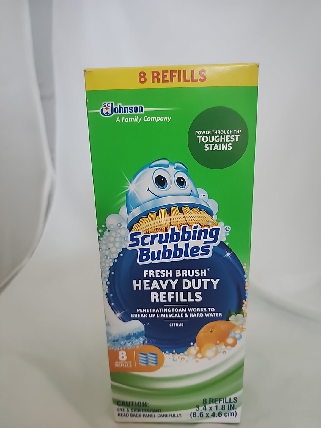 Scrubbing Bubbles MAX Refills Fresh Brush 8 Toilet Cleaning Pad Refills