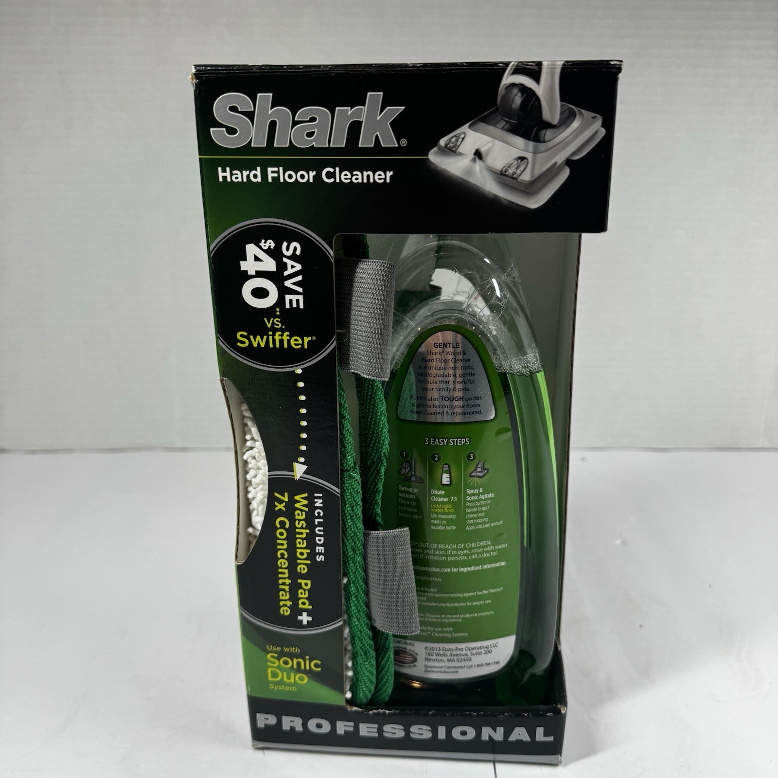 Shark Wood/Hard Floor Cleaner 28oz Italian Citrus Concentrate Washable Pad
