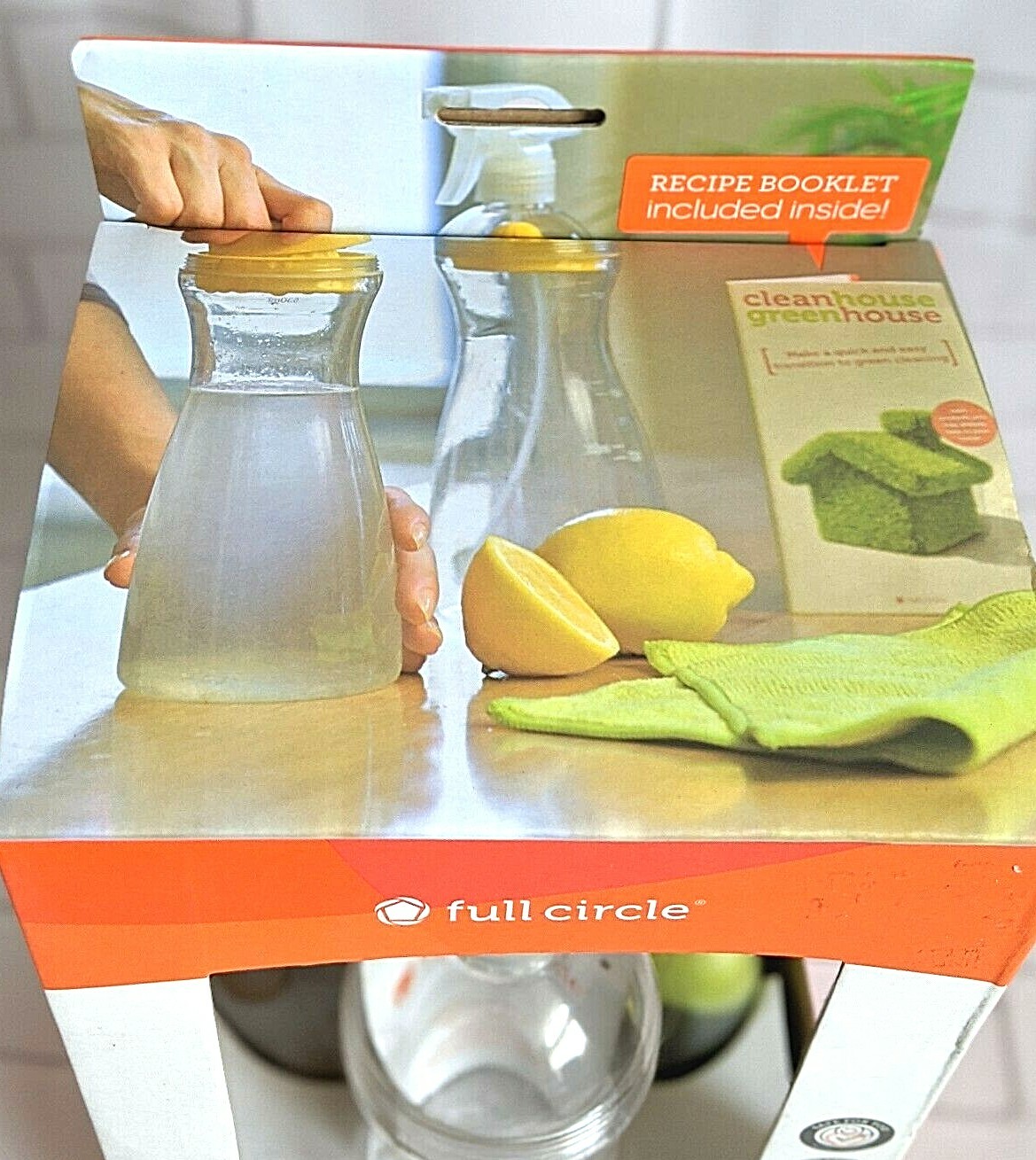 Full Circle Come Clean Natural Cleaning Set For A Baby/Pet Friendly BPA Free NEW