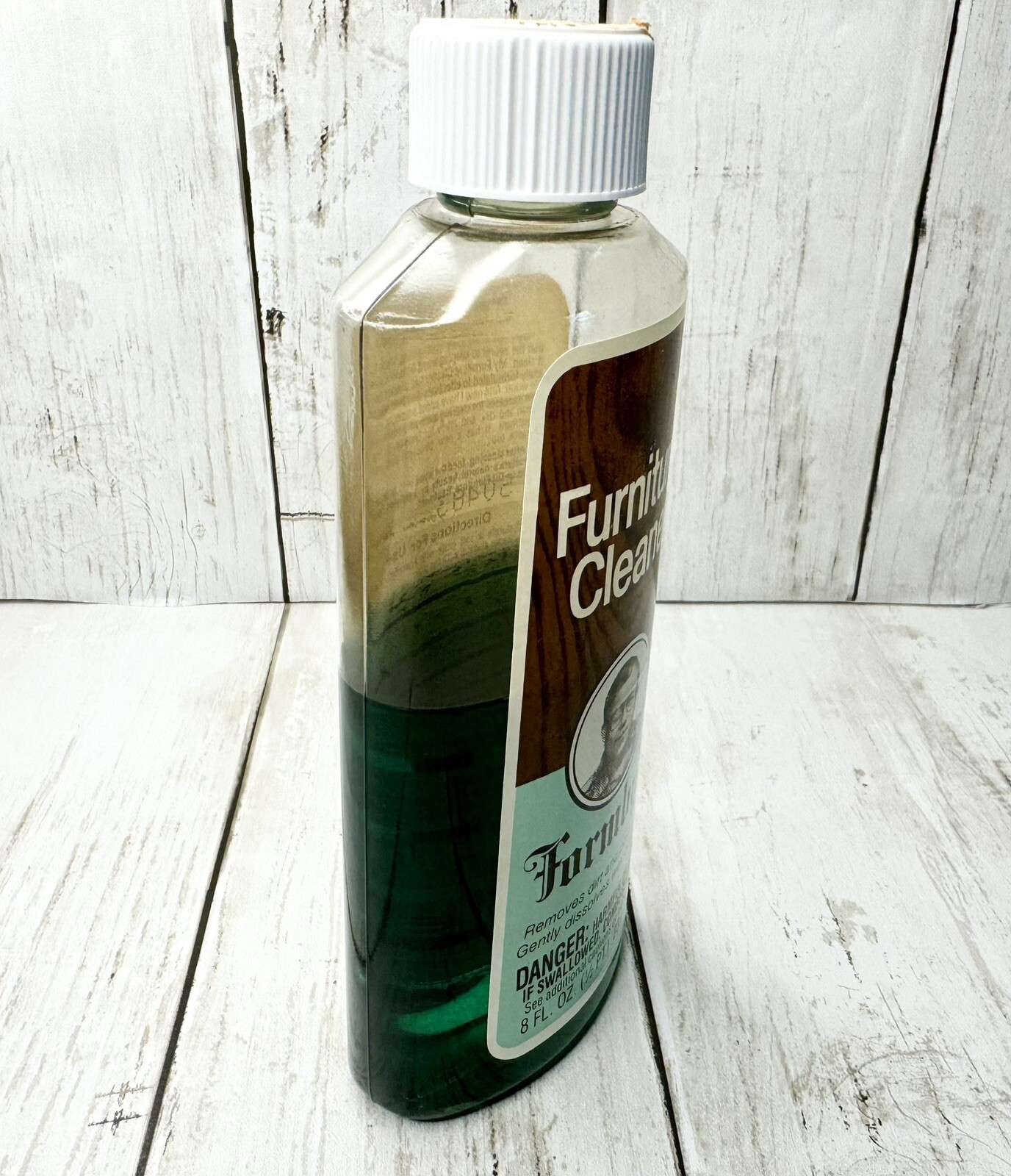 Vintage FORMBY’S Furniture Cleaner~Removes Wax Build Up Green~8 fl oz 60% Full