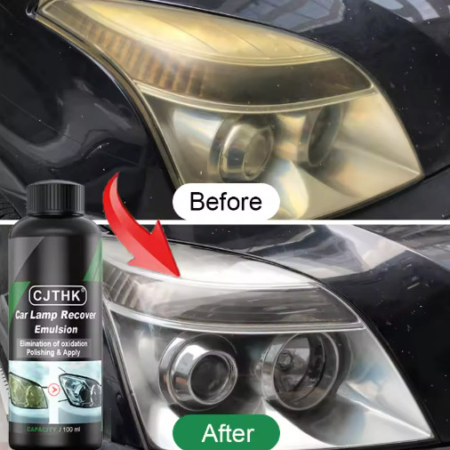 Car Headlight Restoration Kit 300ml – Oxidation Remover, Polish & Clear Lens Rep