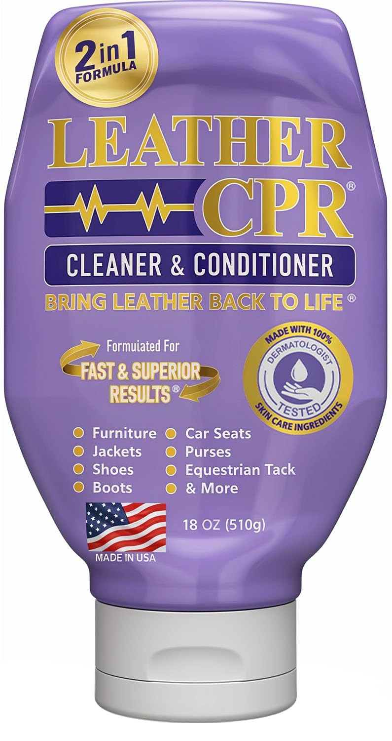 Leather CPR Cleaner & Conditioner 18oz Cleans Conditions Restores Protects
