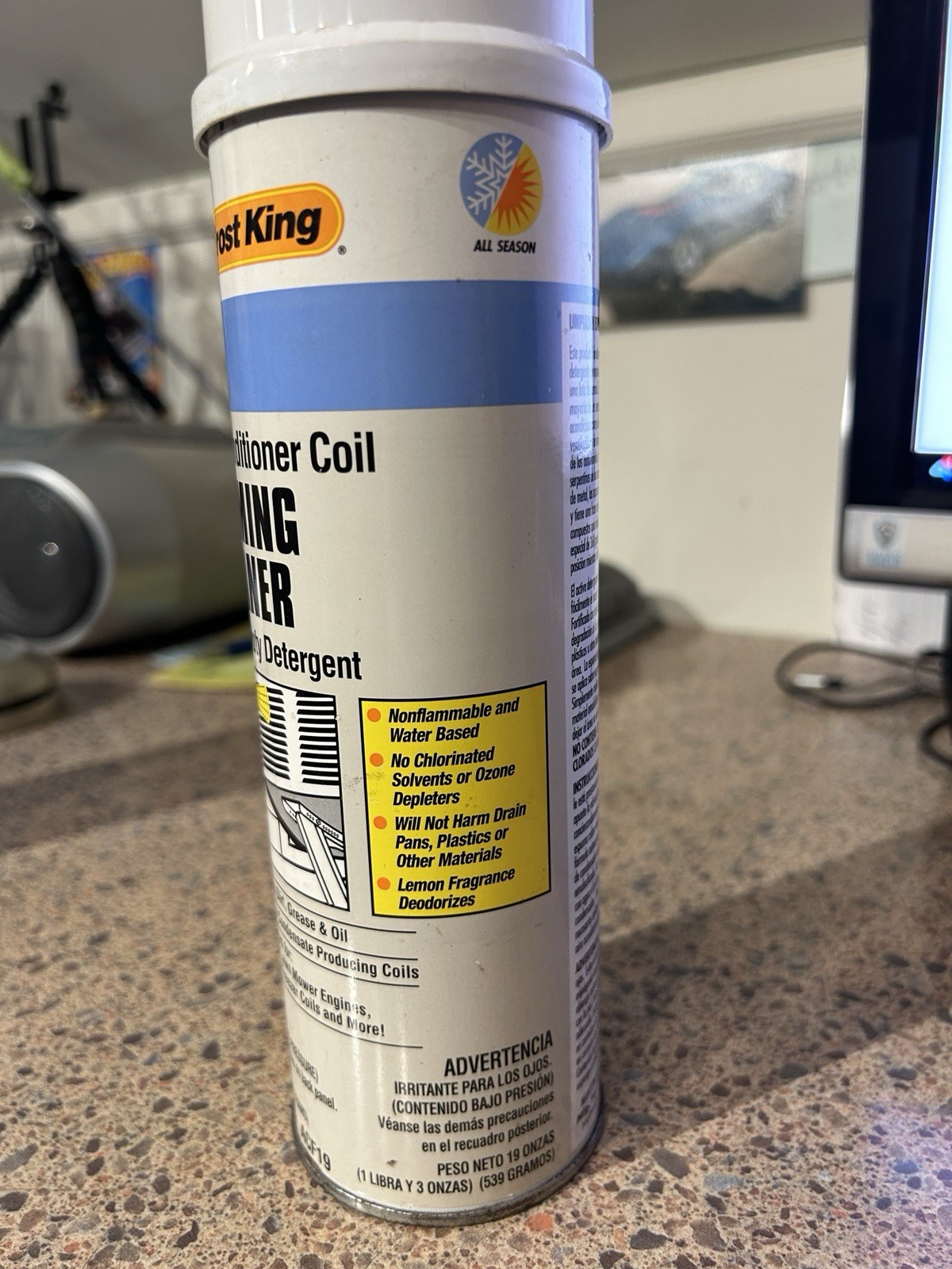 Frost King AC Foam Cleaner ACF19 Lemon Air Conditioner Coil 19 oz. Genuine