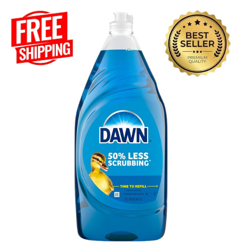 Dawn Ultra Dishwashing Liquid Dish Soap Original Scent 38 fl oz Grease Cleaning