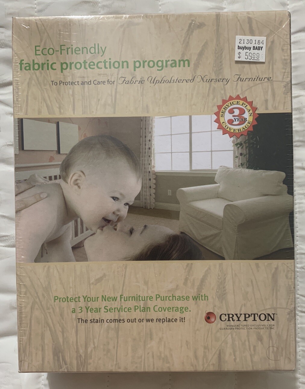 Eco-Friendly Fabric Care Nursery Furniture Cleaning Protection Crypton Sealed