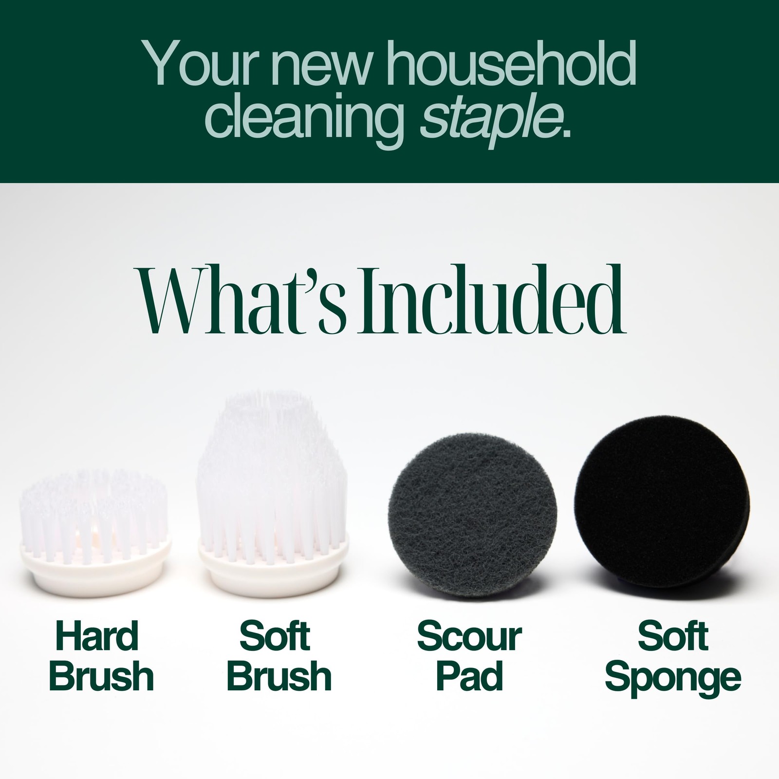 SonicPower Waterproof Electric Scrubber with Long Battery Life and LED Display