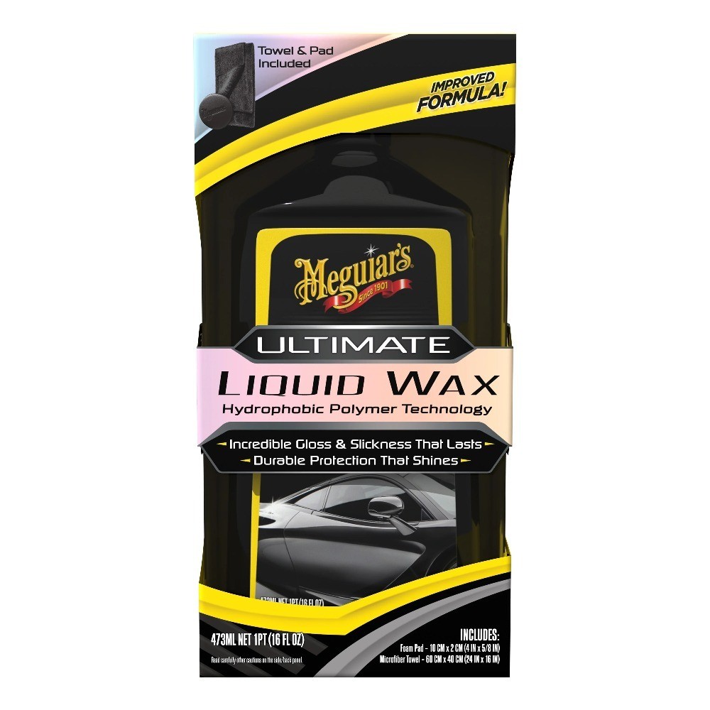 Easy to Use Synthetic Liquid Car Wax – Long Lasting High Gloss Protection – 16