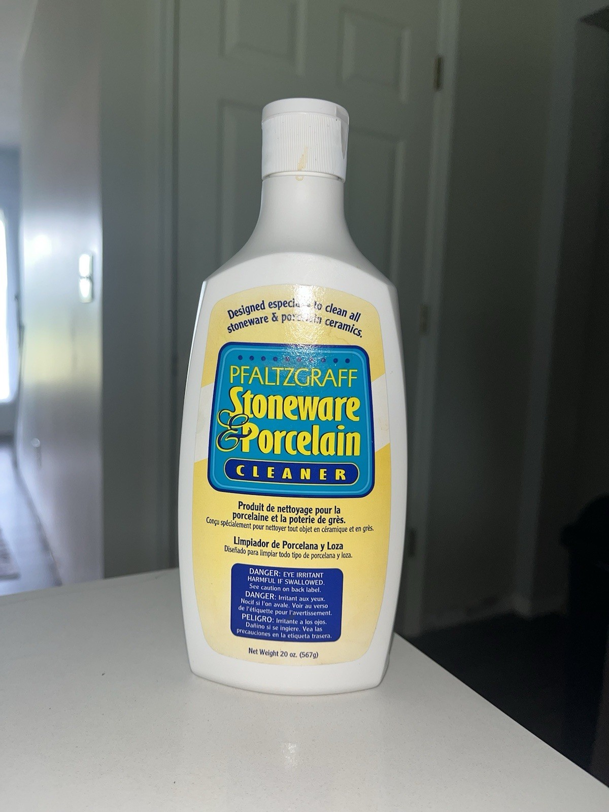 Pfaltzgraff Stoneware and Porcelain Cleaner 20 oz Unsealed Mostly Full
