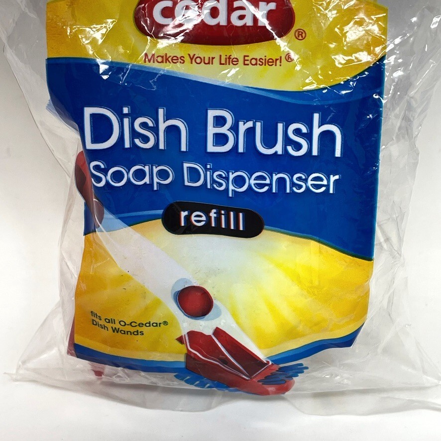 O’ Cedar Dish Brush Soap Dispenser – Refill NEW