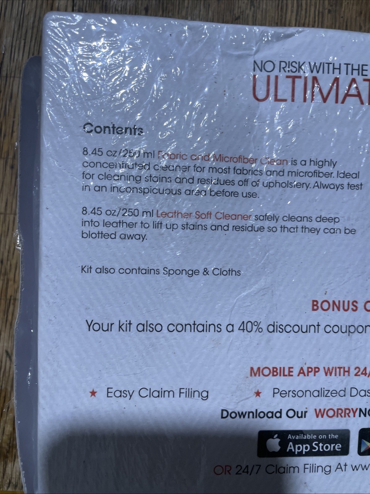 ULTIMATE PLAN Uniters Furniture CLEANING KIT Leather Wood Fabric, Uniters, NEW