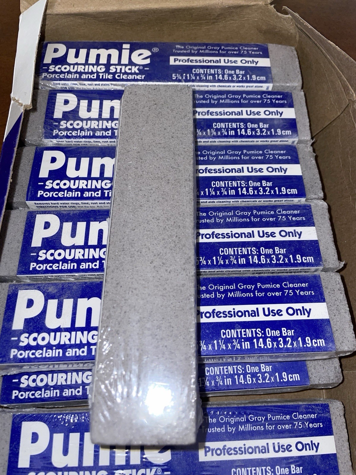 Pumie HDW-12 Pumice Heavy Duty Scouring Stick (12 PACK)