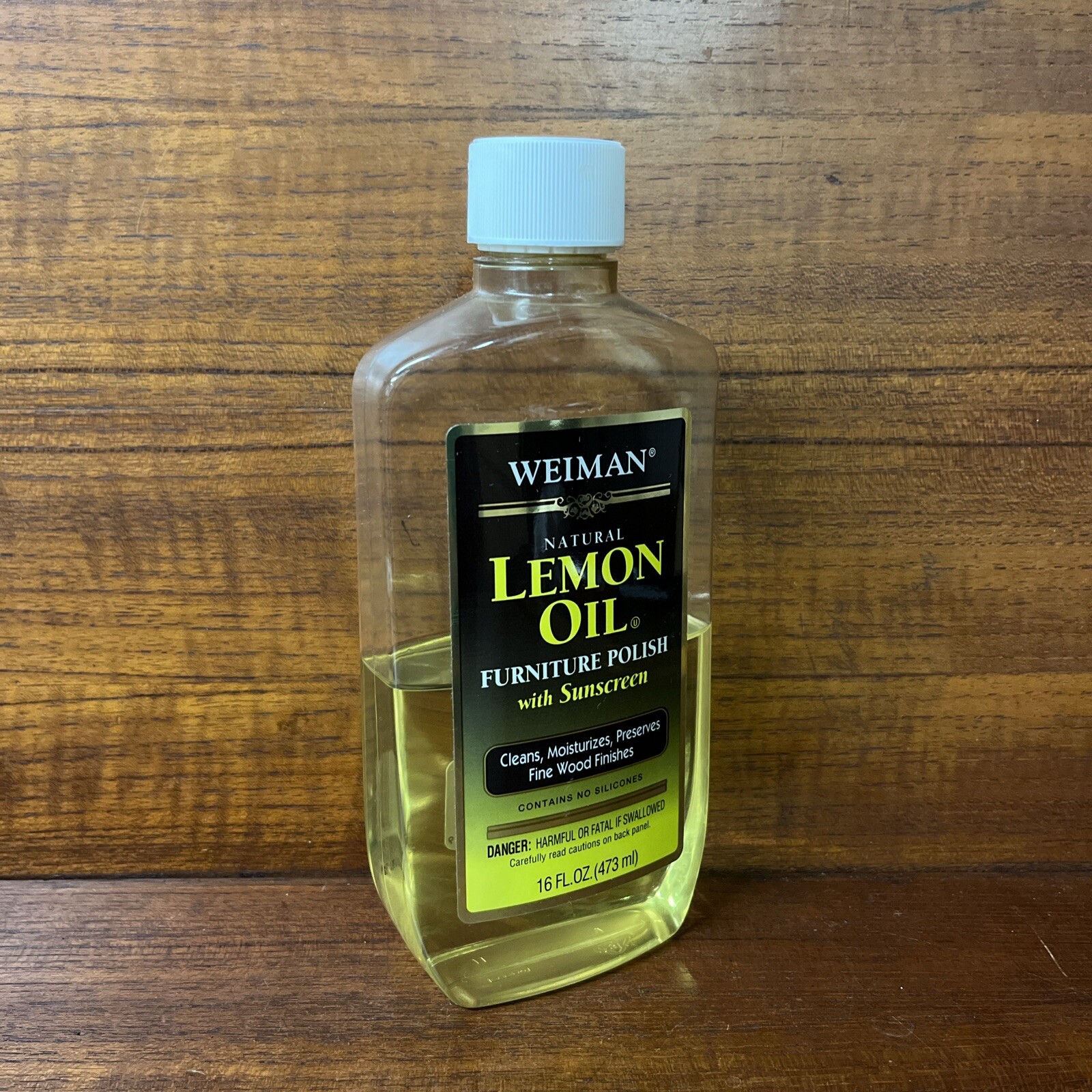 Weiman Enhancing Lemon Oil Furniture Polish W/ Sunscreen Discontinued 50% Full