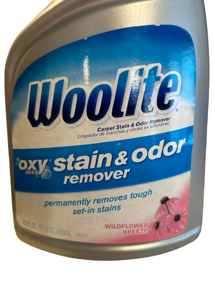 Woolite Oxy Stain & Odor Remover Carpet Cleaner, Wildflower Breeze 22 oz.