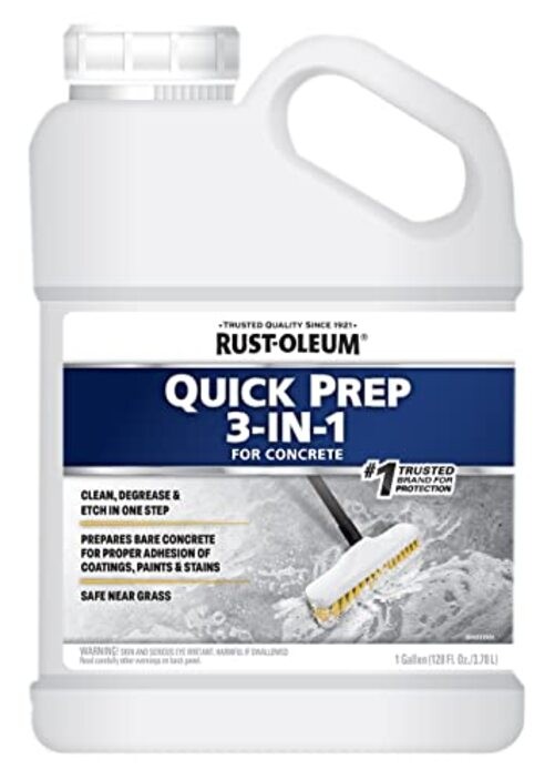 Quick Prep 3-in-1 Cleaner Degreaser and Etch, Gallon 128 Fl Oz (Pack of 1)