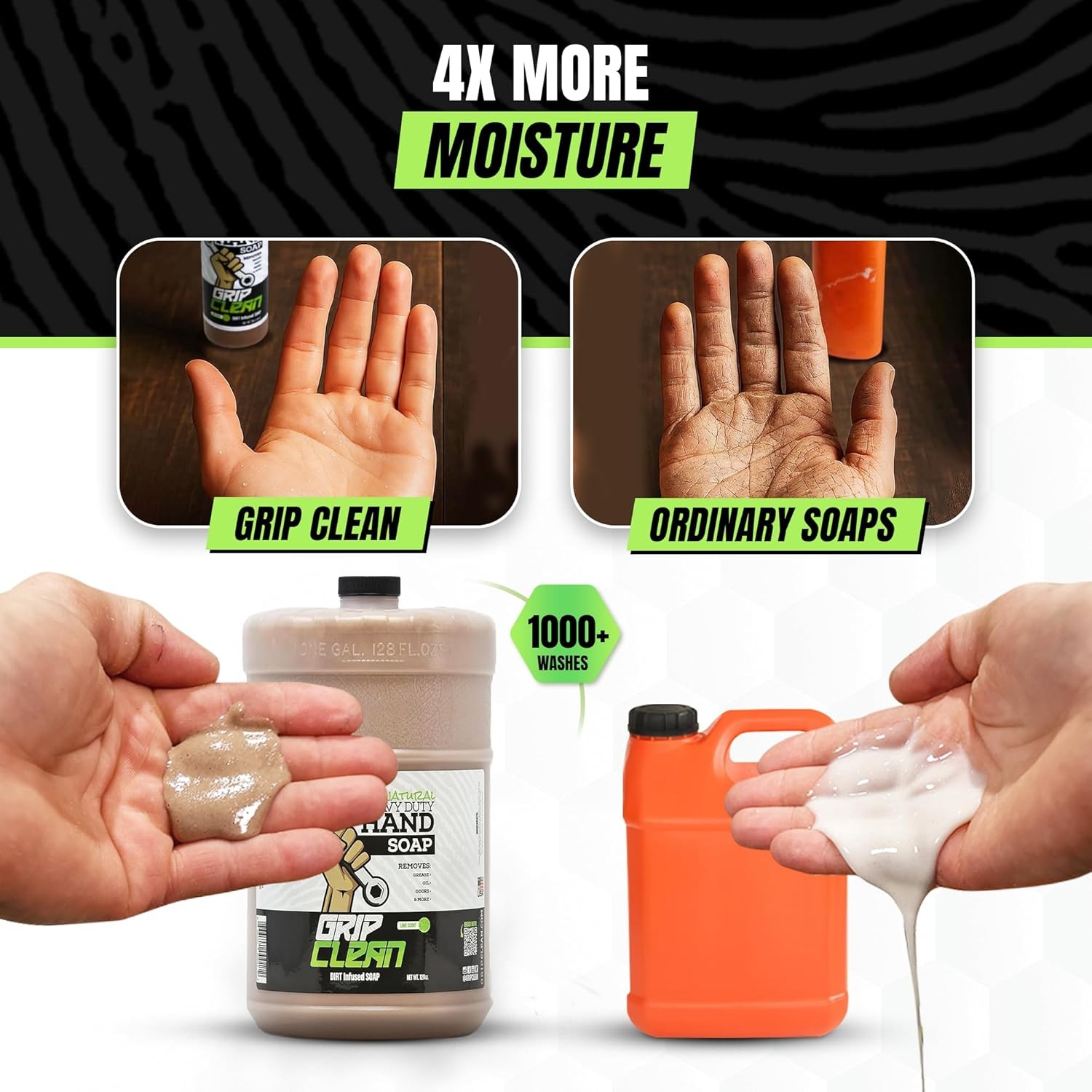 Clean Hand Cleaner for Mechanics, Heavy-Duty Liquid Soap