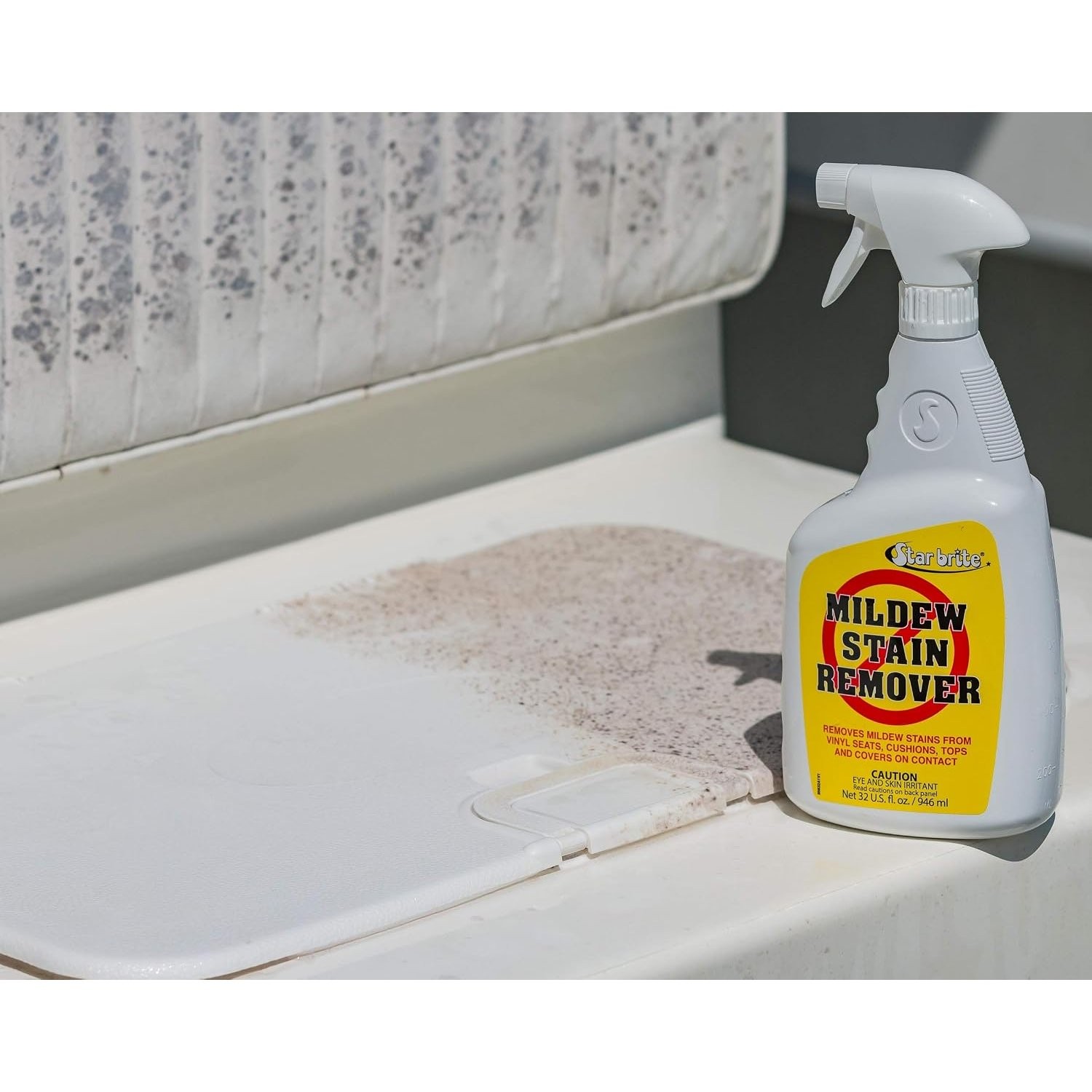 Concentrated Mildew Stain Remover Cleaner for Outdoor Surfaces 22 Fluid Oz