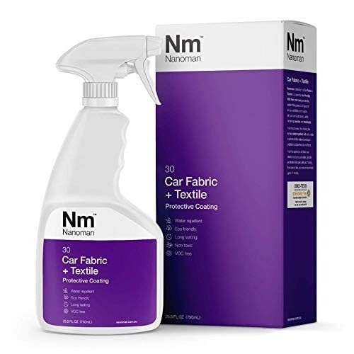 NANOMAN Car Fabric Protector Spray 750ml – Waterproof & Stain Guard for Car S…