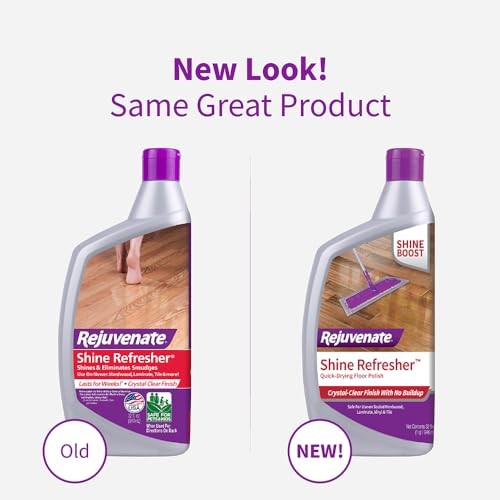 Rejuvenate Shine Refresher Hardwood Polish Restorer Removes Scratches from Wood
