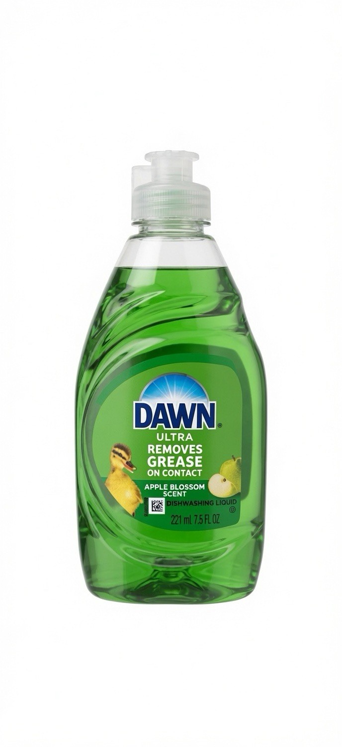 Dawn Ultra Removes Grease Dishwashing Liquid for Dishes, Apple Blossom, 3 Pack