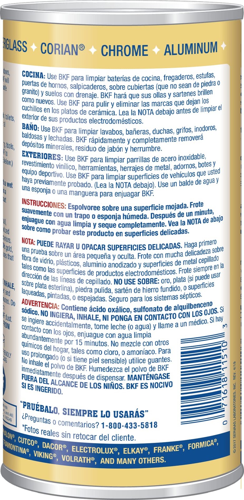 Powdered Cleanser 12-Ounces (1-Pack)’]