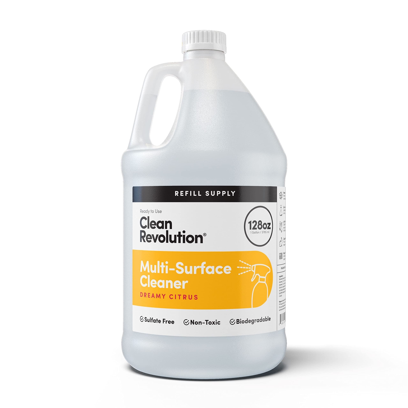 Multi Surface Cleaner Refill Supply, Non-Toxic, Eco-Friendly & Plant-Based, R…