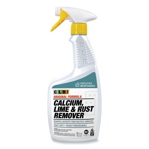 CLR PRO Calcium, Lime and Rust Remover, 32 oz Spray Bottle, 6/CT