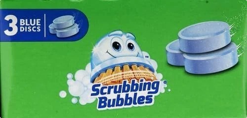 Scrubbing Bubbles Toilet Cleaner Drop Ins Tablets, 2 Scent,3 Count Pack of 1.