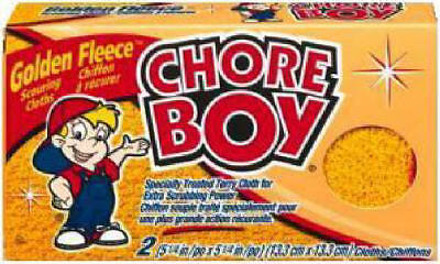 Chore Boy 86259618941 Golden Fleece Scouring Cloth, 2-PK. – Quantity 12