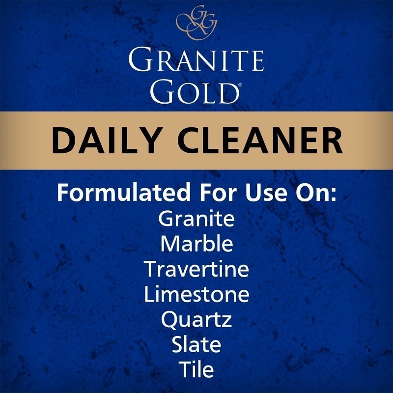 Daily Granite Cleaner Streak-Free Citrus Scent Non-Toxic Safe Natural Stone New