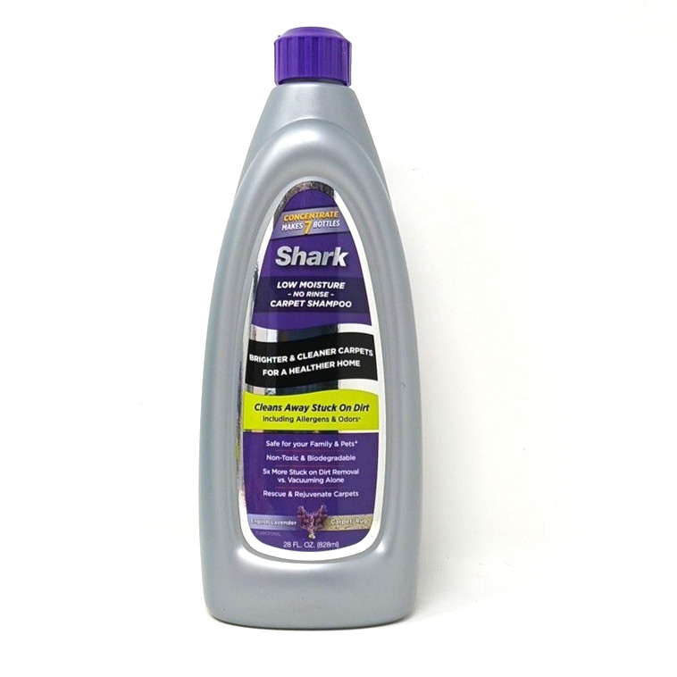 FREE SHIPPING – Shark Carpet Shampoo Low Moisture No Rinse English Lavender 28oz