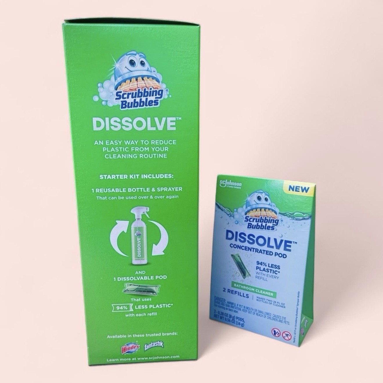 Scrubbing Bubbles Dissolve Starter Kit & Refills NEW