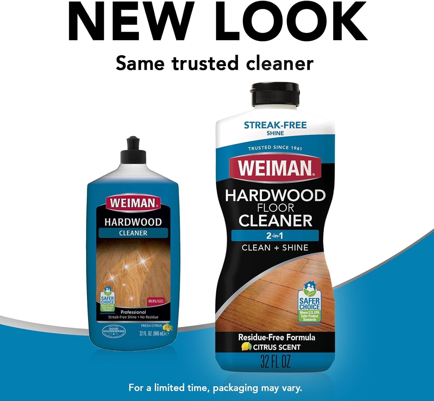 Weiman Professional Hardwood Floor Cleaner 32 Fl Oz Streak Free Plant Based