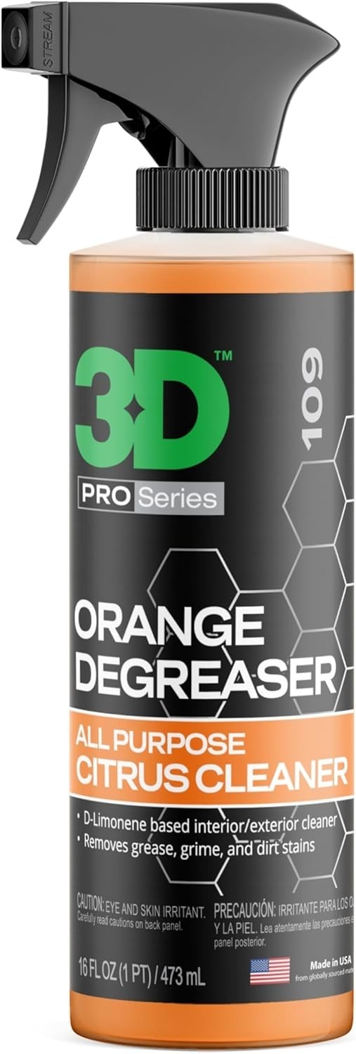 16 Fl Oz Citrus Degreaser – Spotless Car Cleaning for Interior & Exterior Use