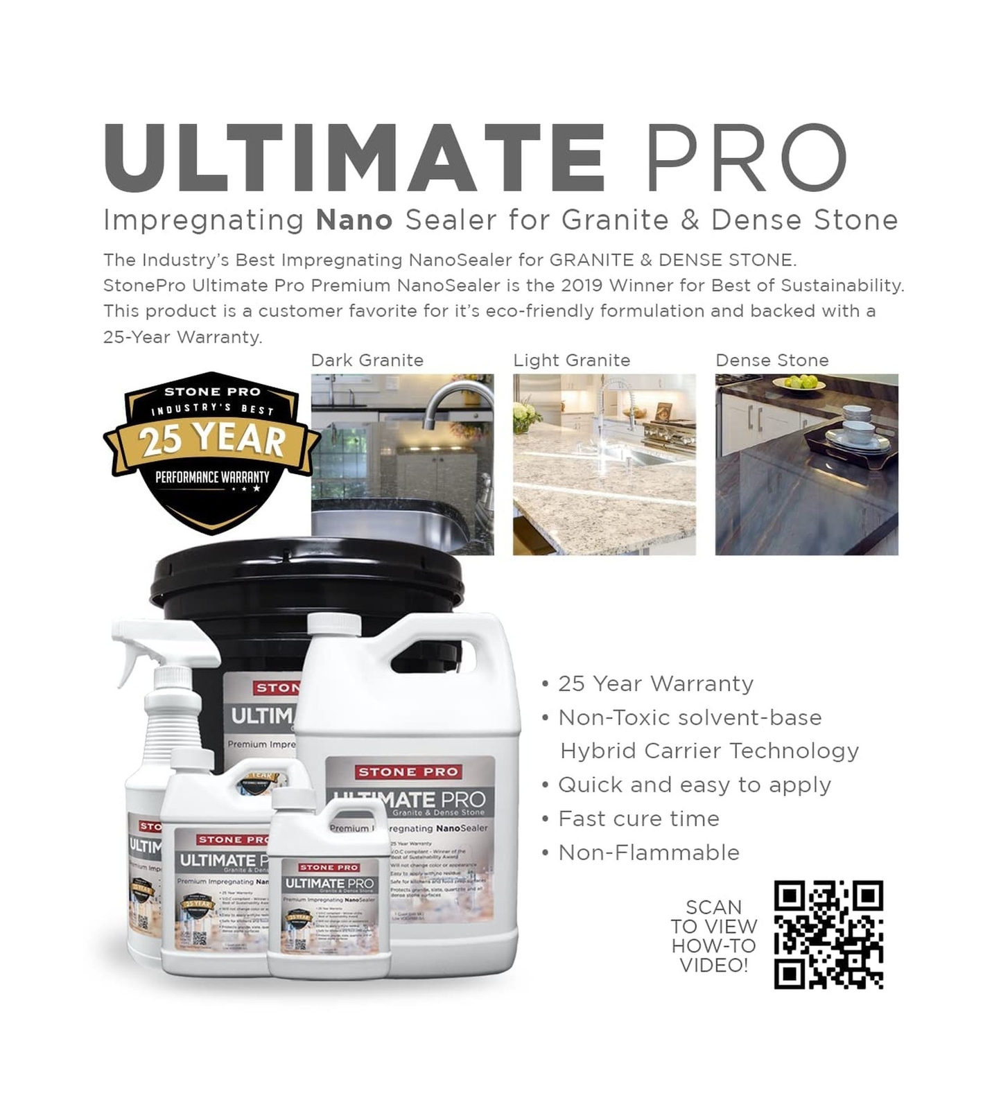 StonePro – Ultimate Pro Sealer (1 Quart – 32 Fl Oz) (for Sealing Gra