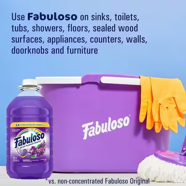 Fabuloso 169 oz. Lavender 2x Concentrated All Purpose Cleaner for Multi Surfaces