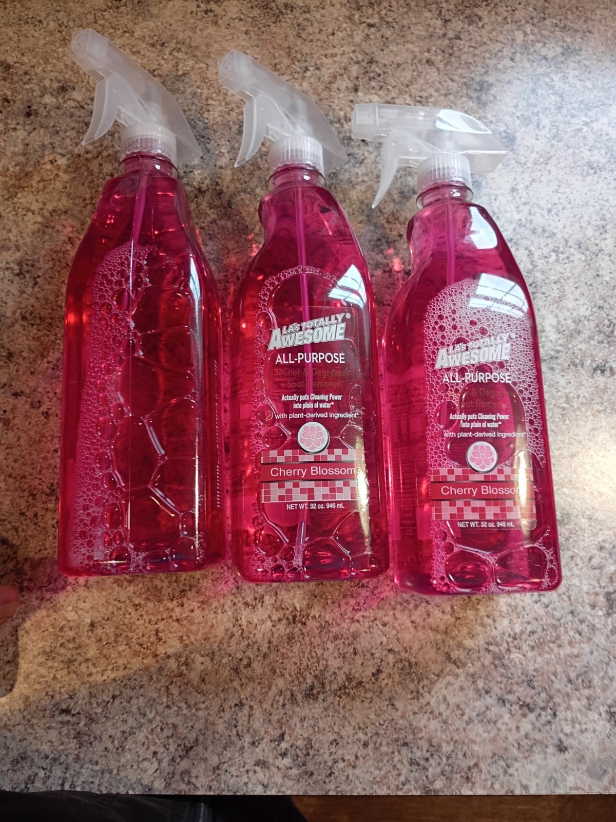 LA’s Totally Awesome All-Purpose Spray Cleaner Cherry Blossom 32oz 3 Pack