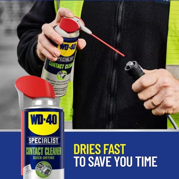 WD-40 Specialist Contact Cleaner 11oz Fast Dry No Residue Electronics Spray