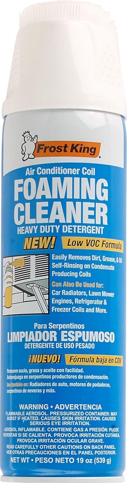 Foam Coil Cleaner for HVAC Systems, 19 oz – Heavy-Duty, Easy to Use, 1.18 lb