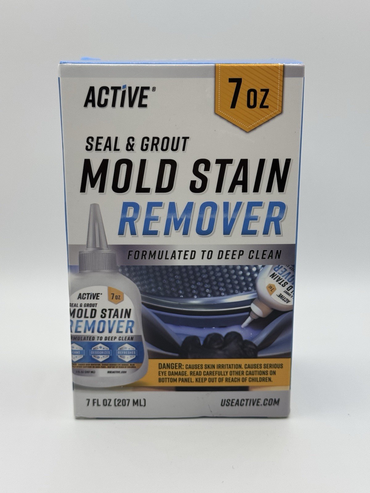 Active Mold Stain Remover Cleaner Seal Grout Deep Clean Heavy Duty Cleaner 7oz