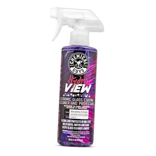 HydroView Ceramic Glass Cleaner & Coating – Cleans & Adds Hydrophobic
