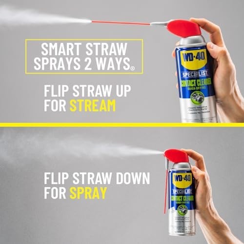 Contact Cleaner Spray with Smart Straw – TWIN PACK, 11 OZ – Electronics & Mechan