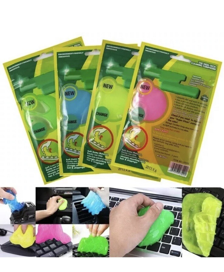4 Super Clean Universal Cleaning Gel for PC Tablet Laptop Keyboard Dirt Cleaner