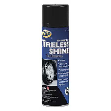 Zep 1801 Tire Dressing, Tire Shine Dressing, 14 Oz, Butyl-Free, 12 Pk