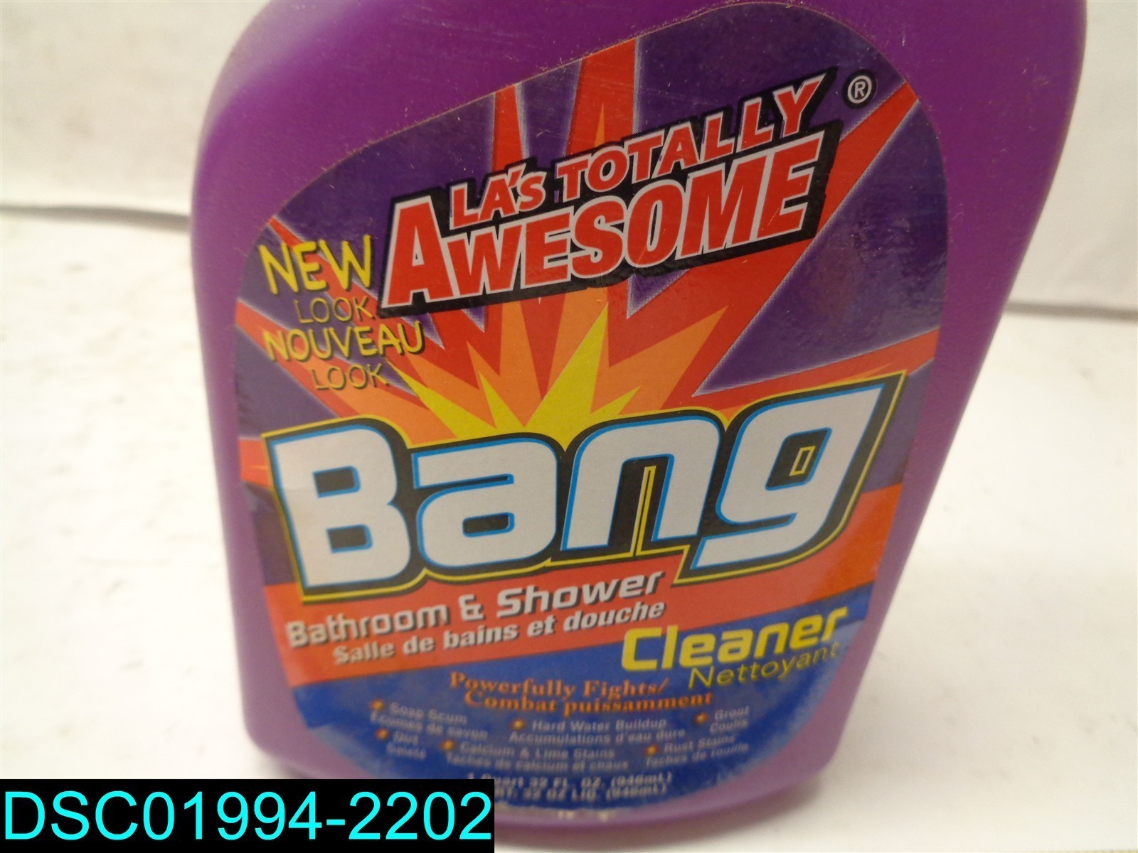 QTY=8L:(1L X 8) LA’s Totally Awesome Bang Bathroom & Shower Cleaner 722429320803