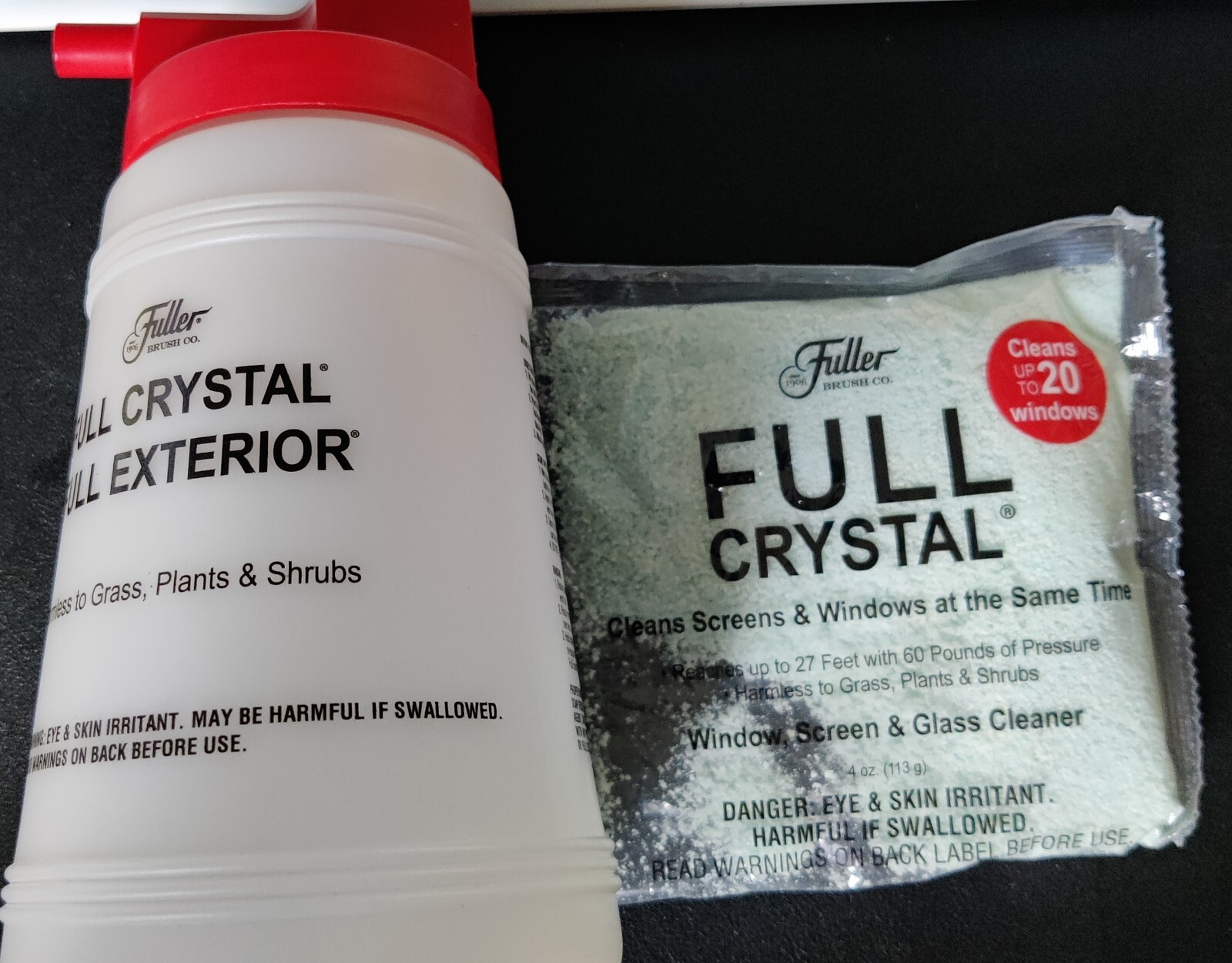 Fuller Brush Company – Crystal Full Exterior cleaner / Bottle / 4 oz Powder