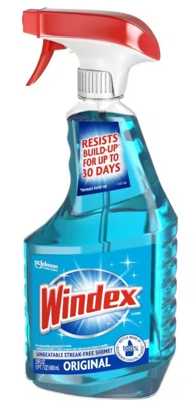 Windex Original Glass Cleaner Unbeatable Streak-Free Shine – 6 Pack 23 oz. Each