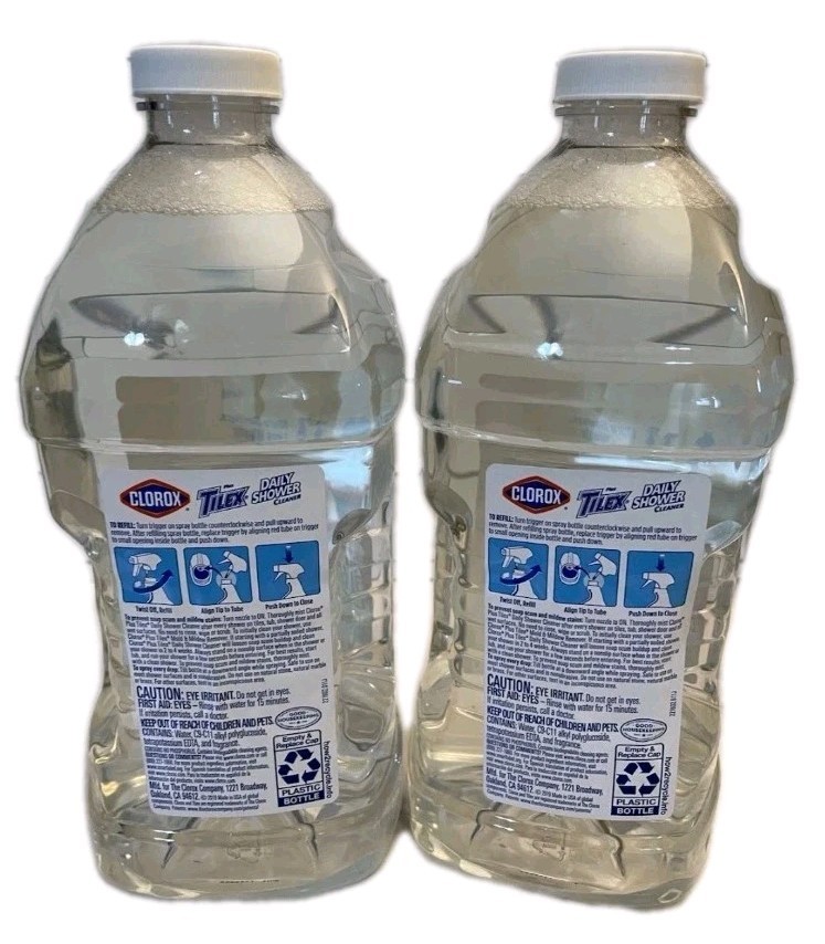 New 2x Clorox Tilex Fresh Shower Daily Shower Cleaner 64 oz Refill – Fast Ship