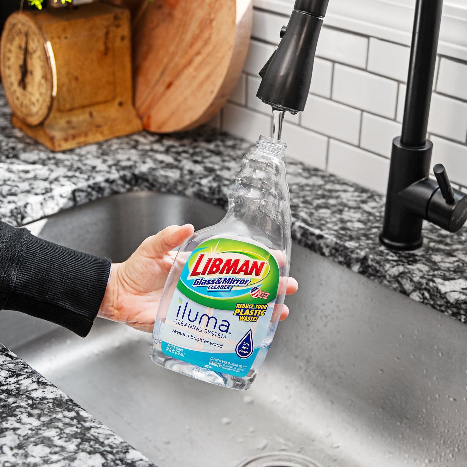 Libman Iluma Glass & Mirror Cleaner Refill | Window Cleaning Pods Glass & Mir…