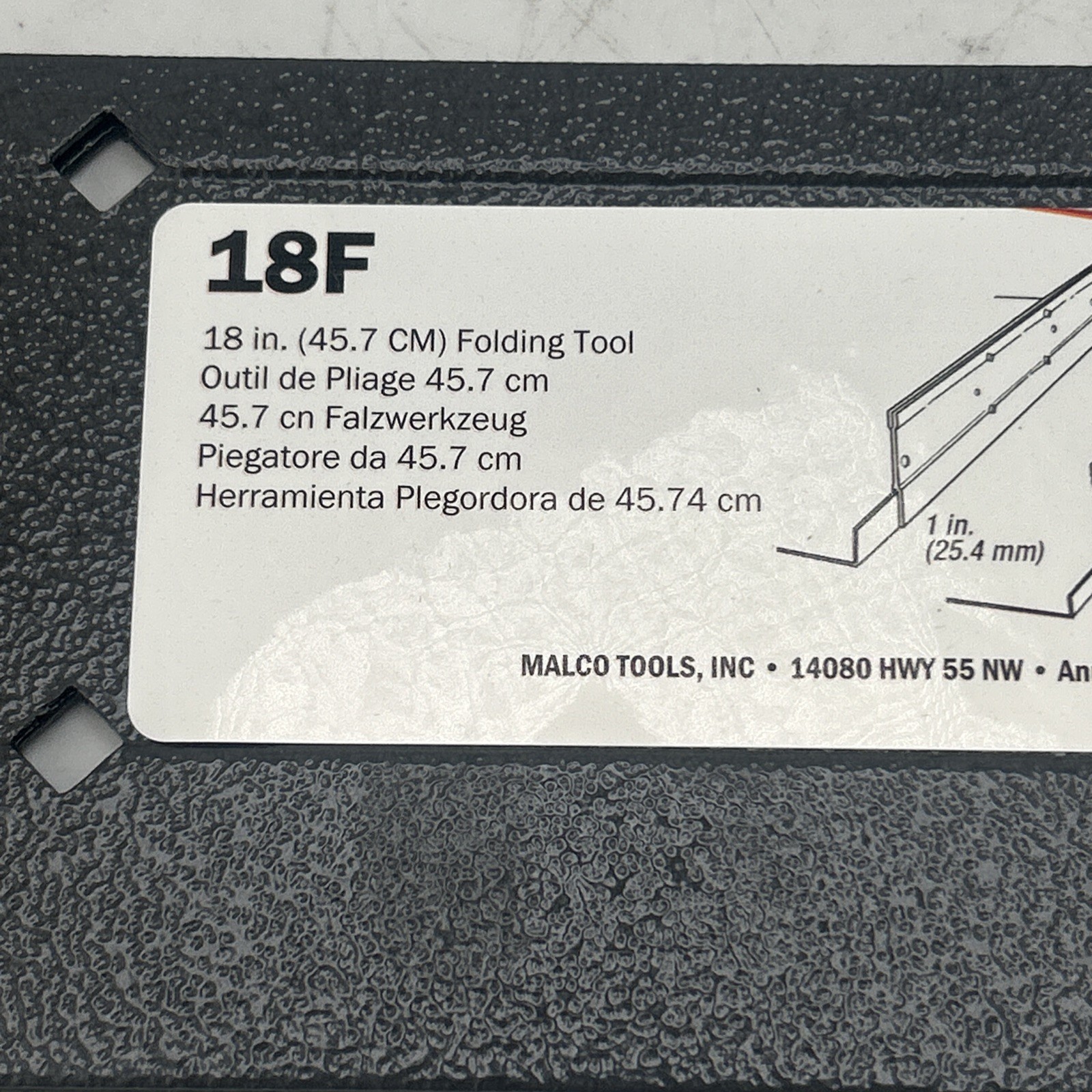 (Lot Of 5)Malco Folding Tool, 18″, Steel 18F Malco 18F 686046522470 Steel