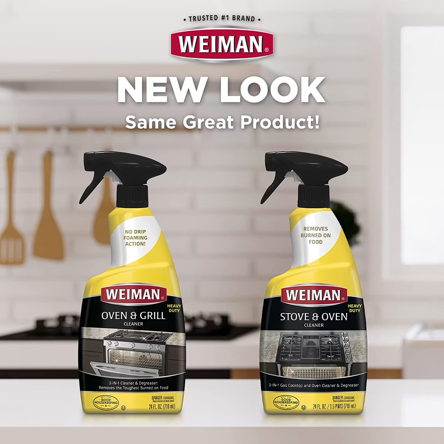 Weiman No Scent Oven And Grill Cleaner 24 oz Liquid (Pack of 6), Oven Cleaners